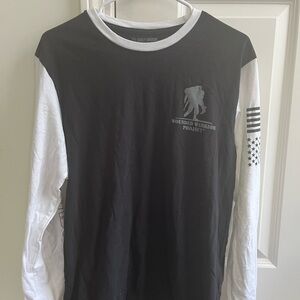 Harley-Davidson Black and White Long Sleeve Tee